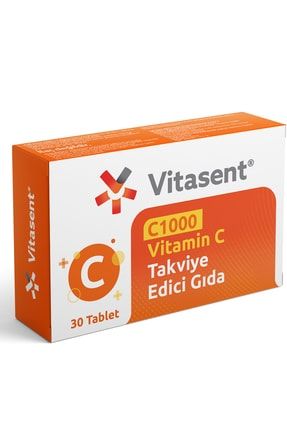 Vitamin C 1000 30 Tablet Vitasent Vitamin C 1000 30 Tablet