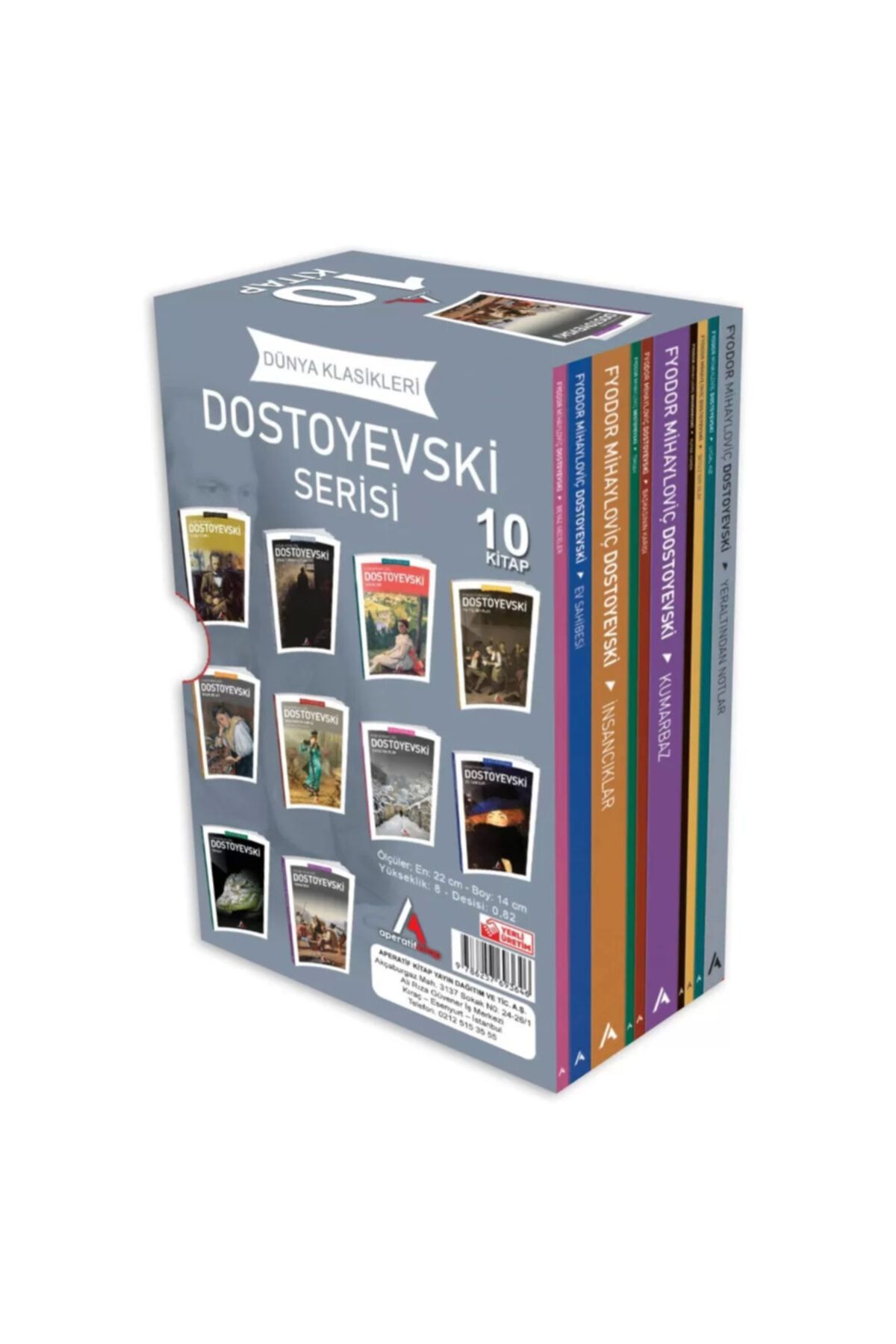 Aperatif Kitap Yayınları Dostoyevski Seti 10 Kitap Dünya Klasikleri OH9477