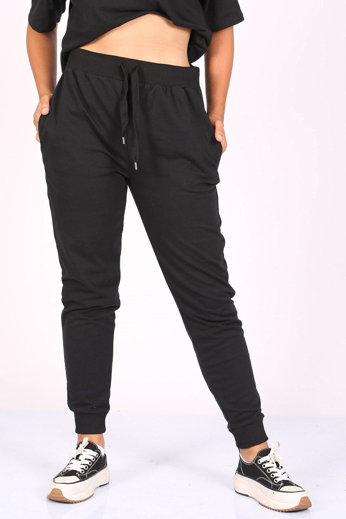 Madmext Mad Girls Siyah Eşofman Mg1201 VB6656