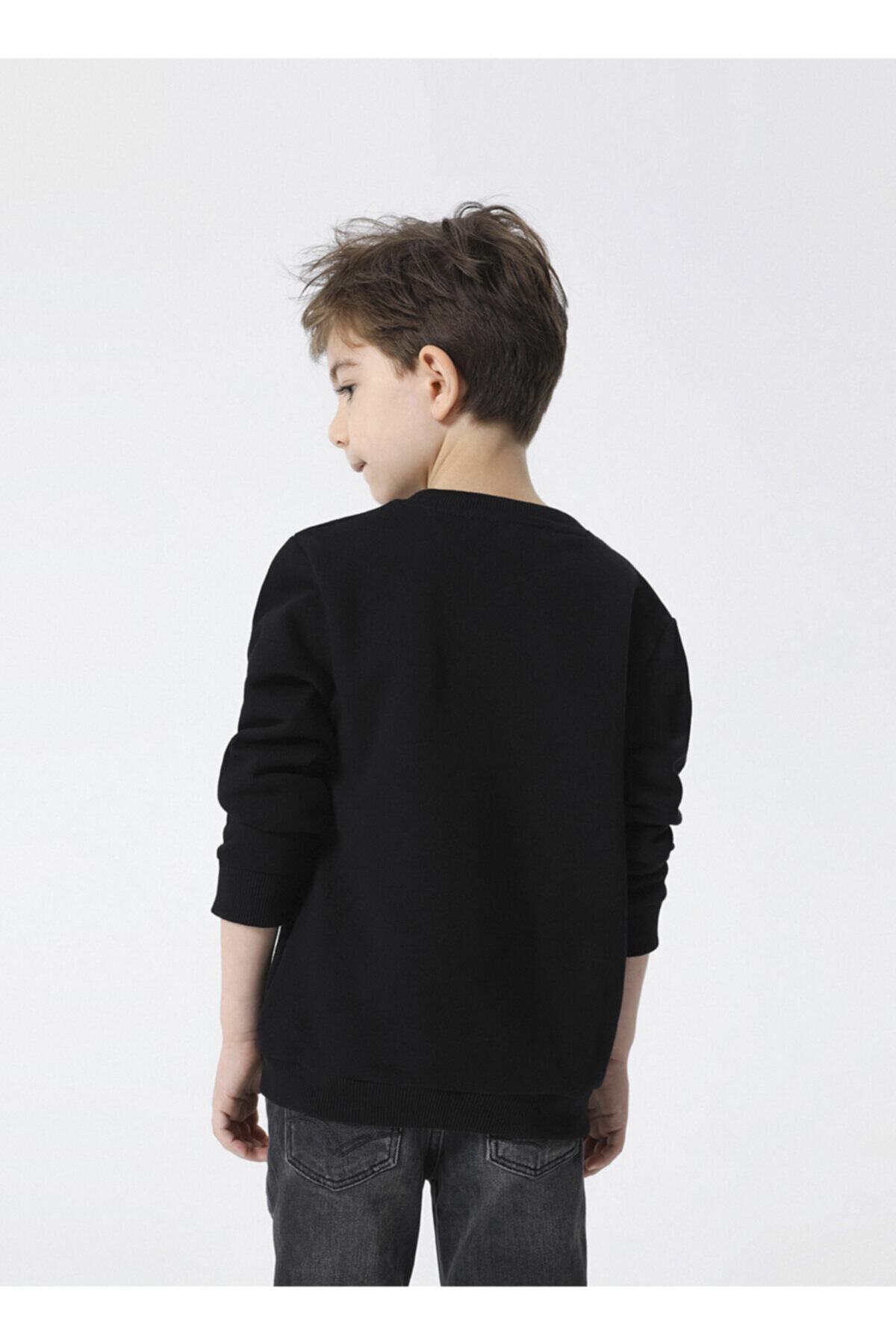 سویشرت پسرانه مشکی Lee Cooper | 5002769126 اورجینال - تصویر 3