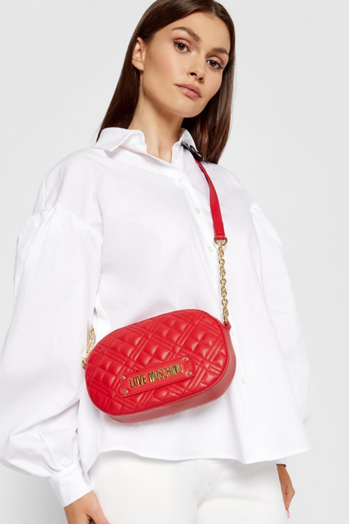Love Moschino-Love Moschino Jc4207pp0cka0500 Rote Damen-Umhängetasche 1