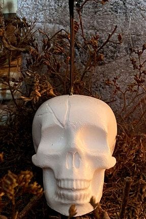 Halloween Serisi Kurukafa Iskelet Model Gotik Çubuk Tütsülük - Yükseklik 6 Cm FSA53TPOLO