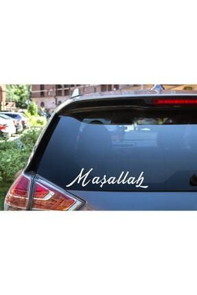 Maşallah Sticker 20 Cm Beyaz MH02