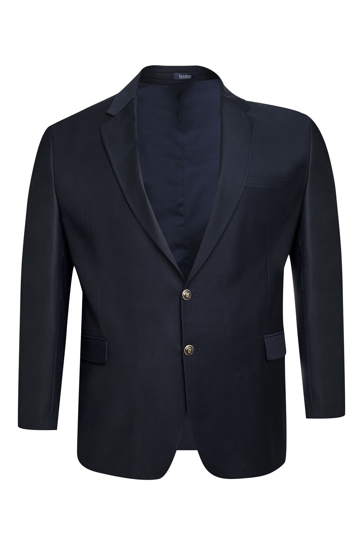 Vessimo Büyük Beden Blazer Lacivert Ceket ck010