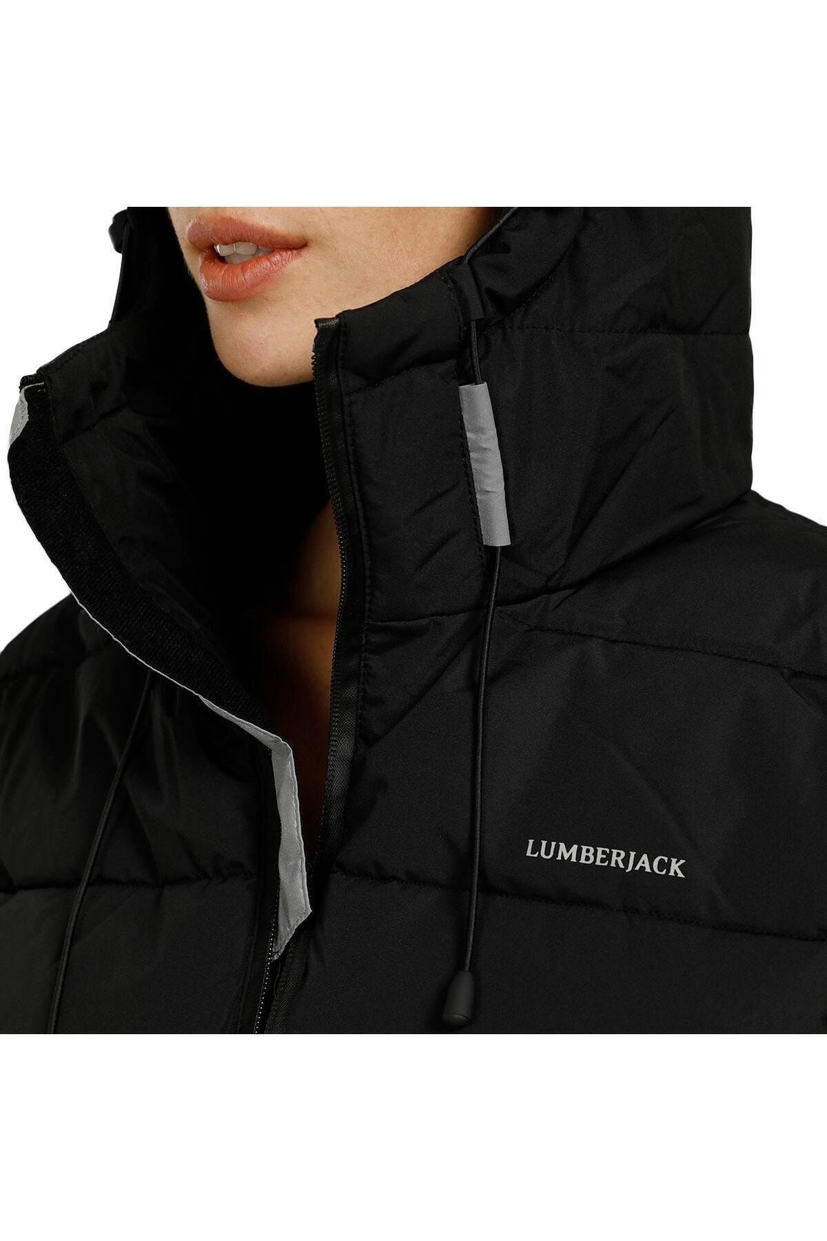Lumberjack 100559599 Apreski Coat W کت مشکی زنانه