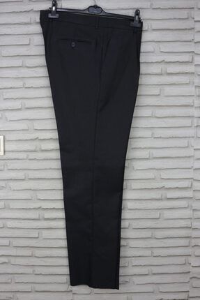Erkek Siyah Klasik Kesim Kalın Kumaş Pantolon DYG-01738