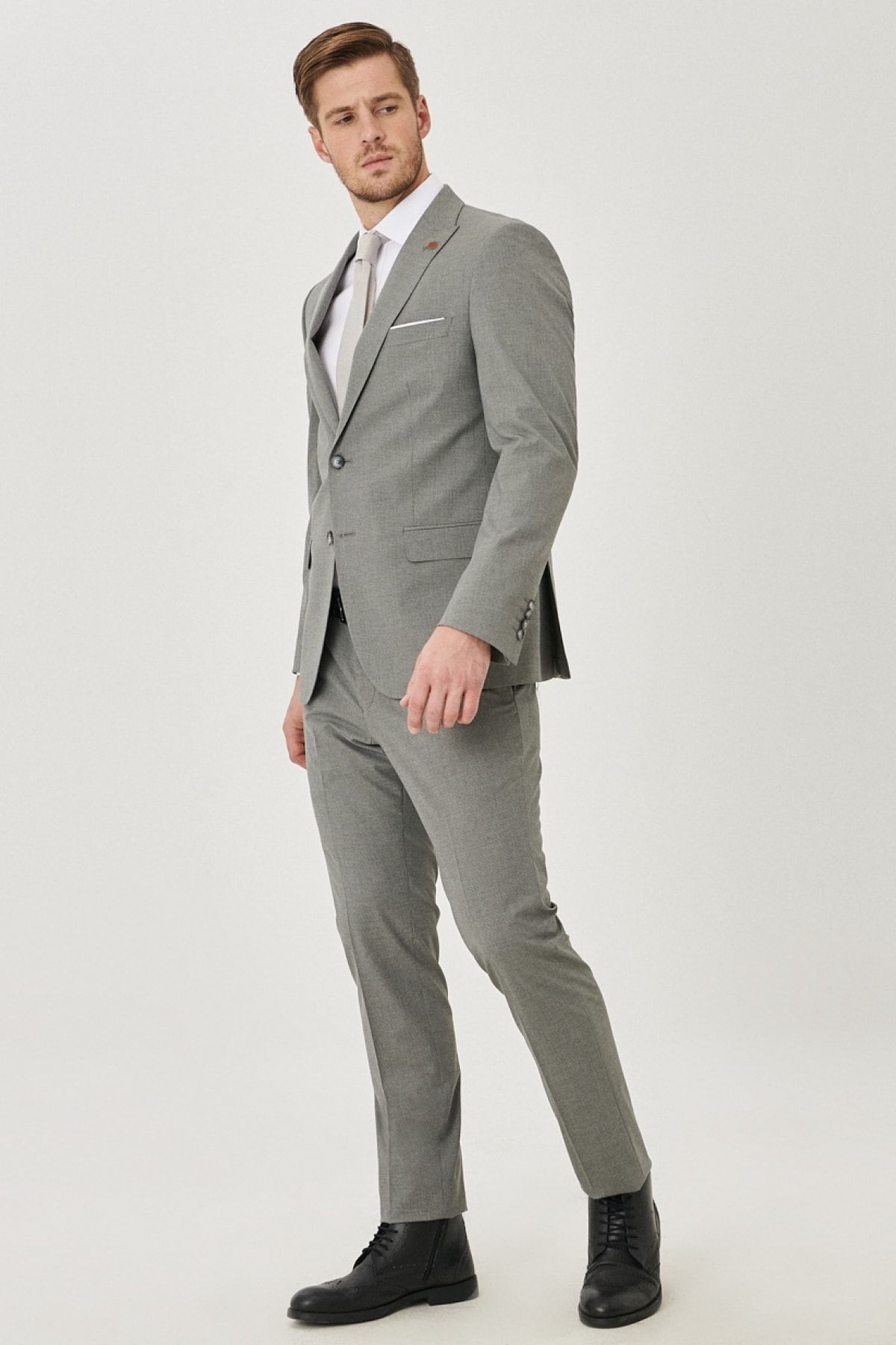 Alt ny ld z Classics Men s Gray Slim Fit Slim Fit Suit Trendyol