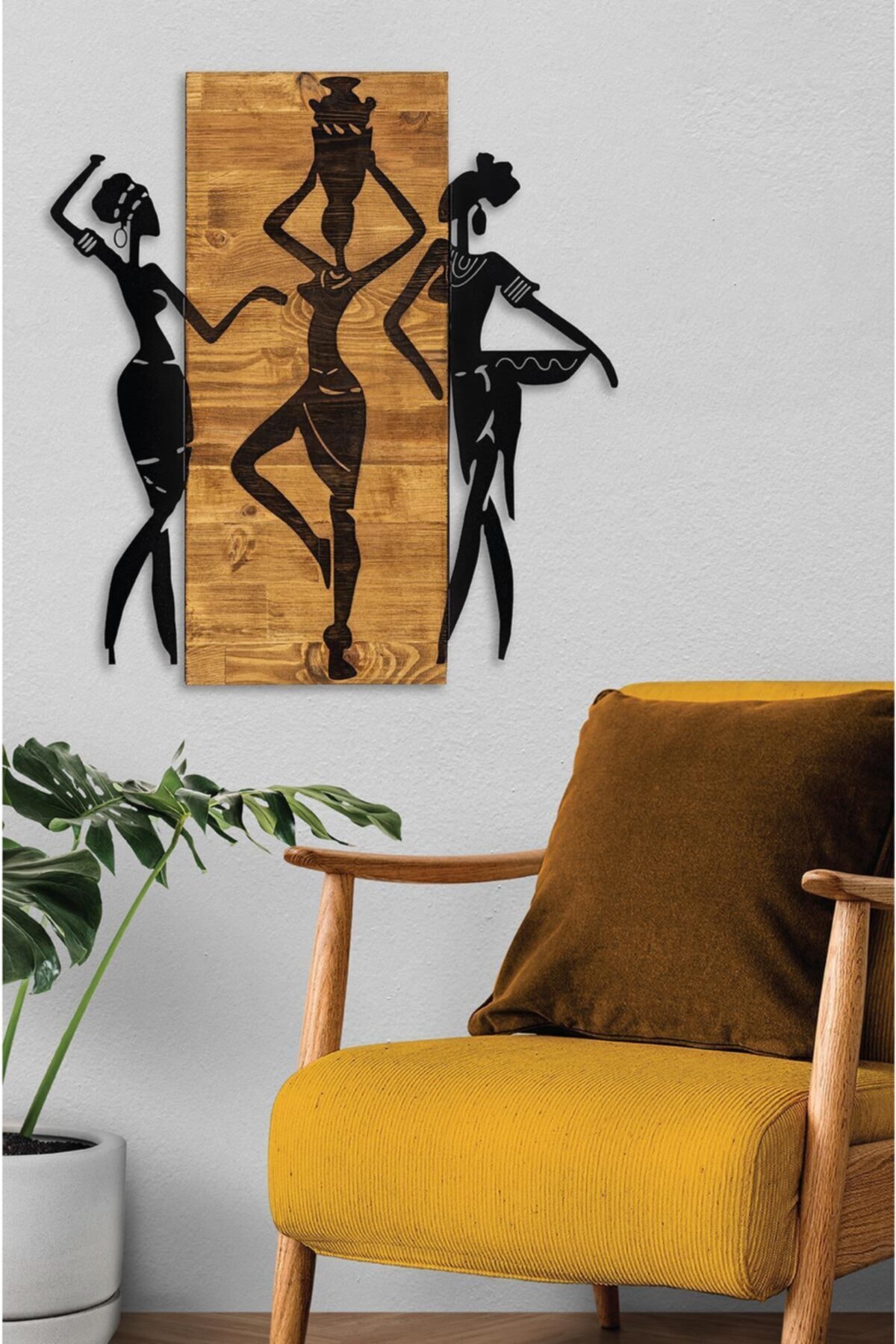 Doreline Doreart Africa Ahşap & Metal Duvar Tablosu, Ev Ofis Duvar Doreline Doreart Africa Ahşap & Metal Duvar Tablosu, Ev Ofis Duvar