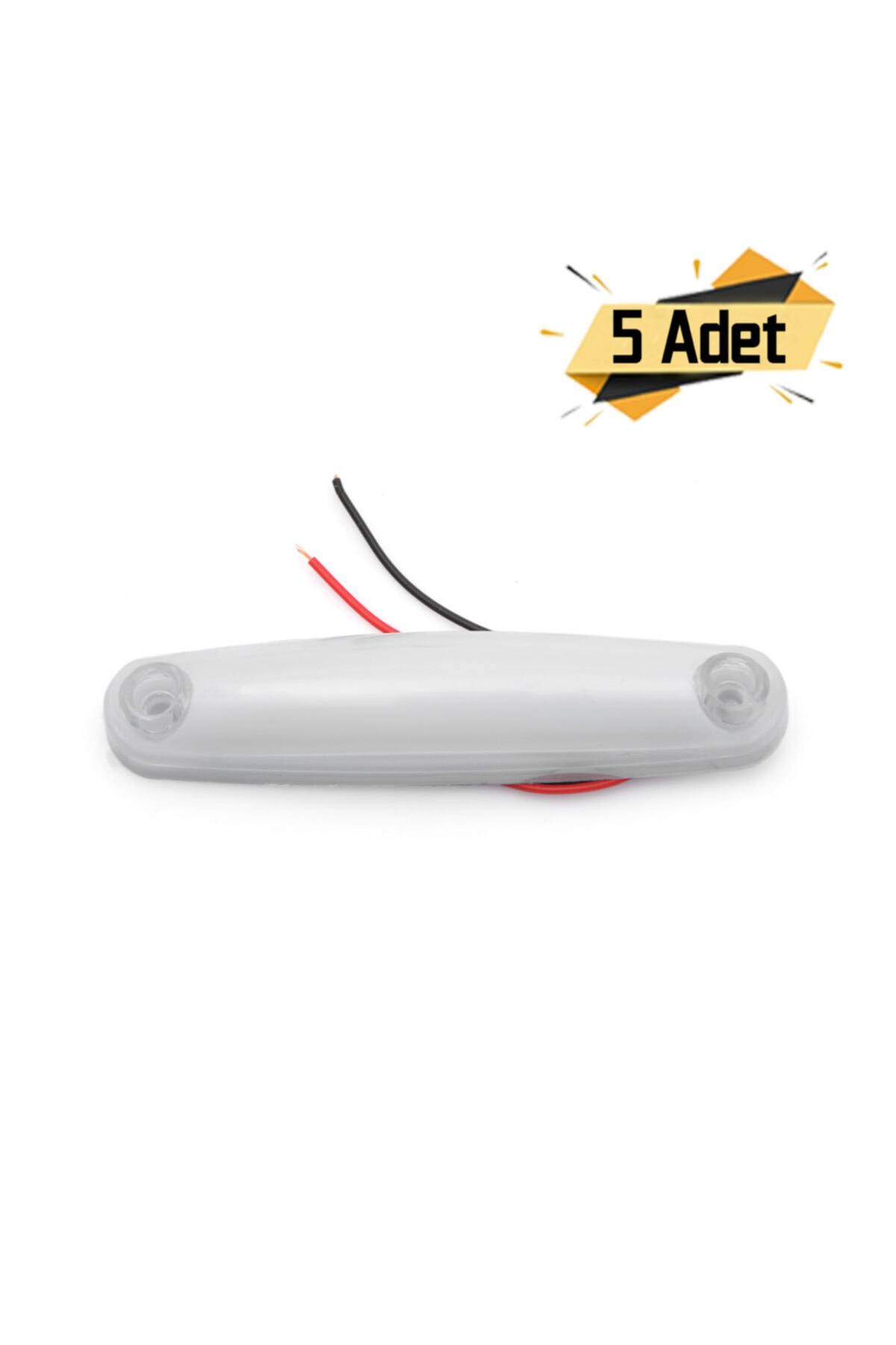 Koçyiğitler Otomotiv Beyaz - Neon Ledli Yan Kasa Lambası - Tır Dorse Lamba - Kamyon Lamba (5 Adet)