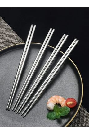Paslanmaz Çelik 5 Takım Chopstick 22,5 cm STTCH01