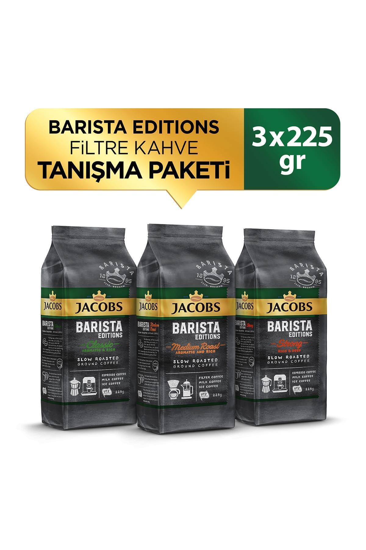 Barista Editions Filtre Kahve Tanışma Paketi 225 Gr X 3 Adet
