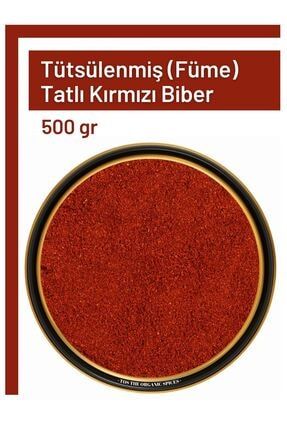 Tütsülenmiş (FÜME) Tatlı Kırmızı Biber 500 gr (1.KALİTE) Capsicum Annuum TOS1717