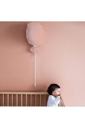 Bebek & Çocuk Odası Uçan Balon Dekoratif Yastık Pudra Pembe TYC00252099665