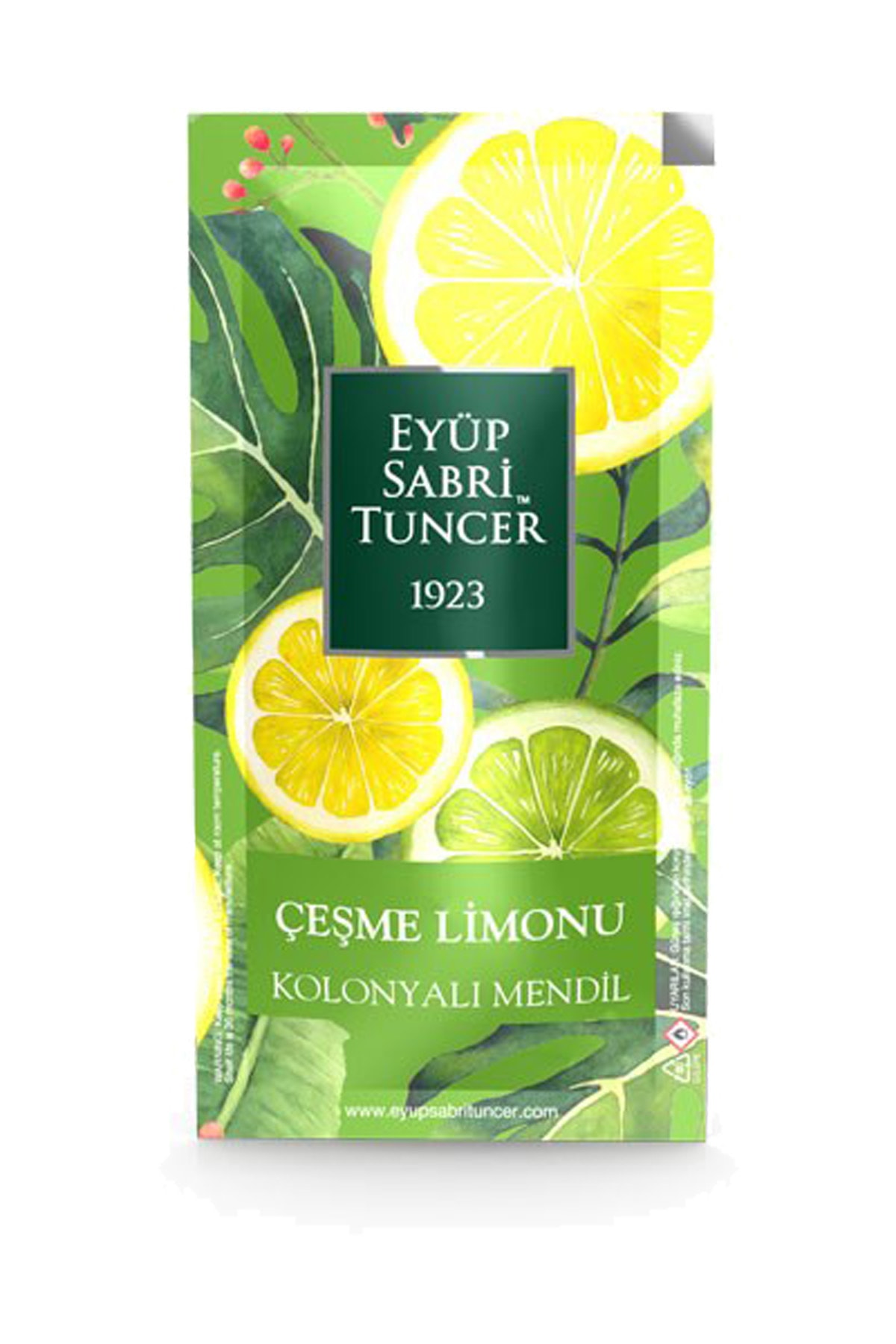 Eyüp Sabri Tuncer 75 Adet Kolonyalı Mendil (25+25+25) 3 Lü Set Çeşme Limonu Bodrum Mandalinası Klasik Limon fotoğrafı 2 (önizleme)