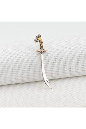 Hz Ali Zülfikar Kılıç Tasarımlı Beyaz Taşlı 925 Ayar Gümüş Kolye Ucu TH4064