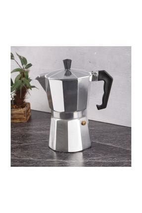 Ocaküstü Moka Pot 6 Fincanlık Alüminyum Kahve Espresso Cezvesi MENBAMOKA6