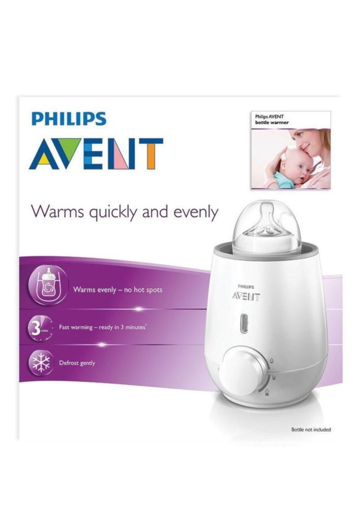 Philips Avent Scf355/03 Hızlı Biberon Isıtıcı fotoğrafı 2 (önizleme)