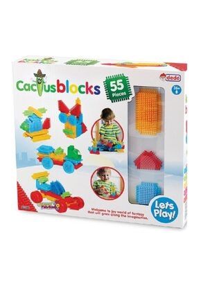Kaktüs Blocks 55 Parça Lego Eğitici Öğretici Oyuncak Blok Lego po8693830033069