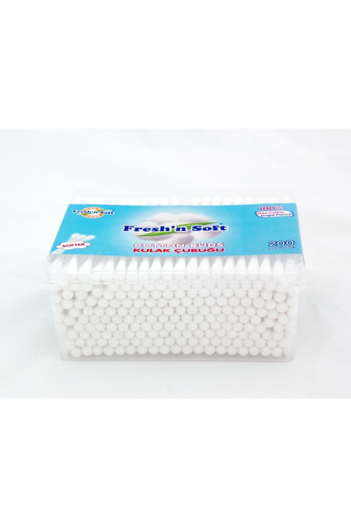 FRESHNSOFT Freshn Soft Kulak Çubuğu Standart 200 Lü Dikdörtgen