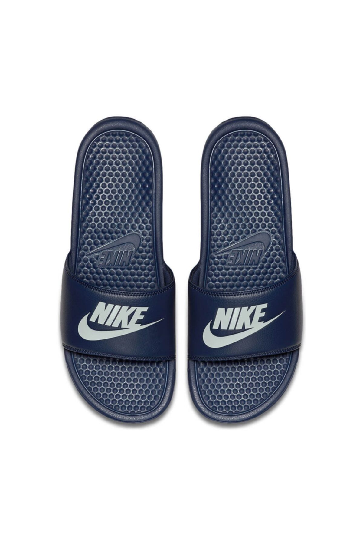 Nike slippers navy blue new arrivals