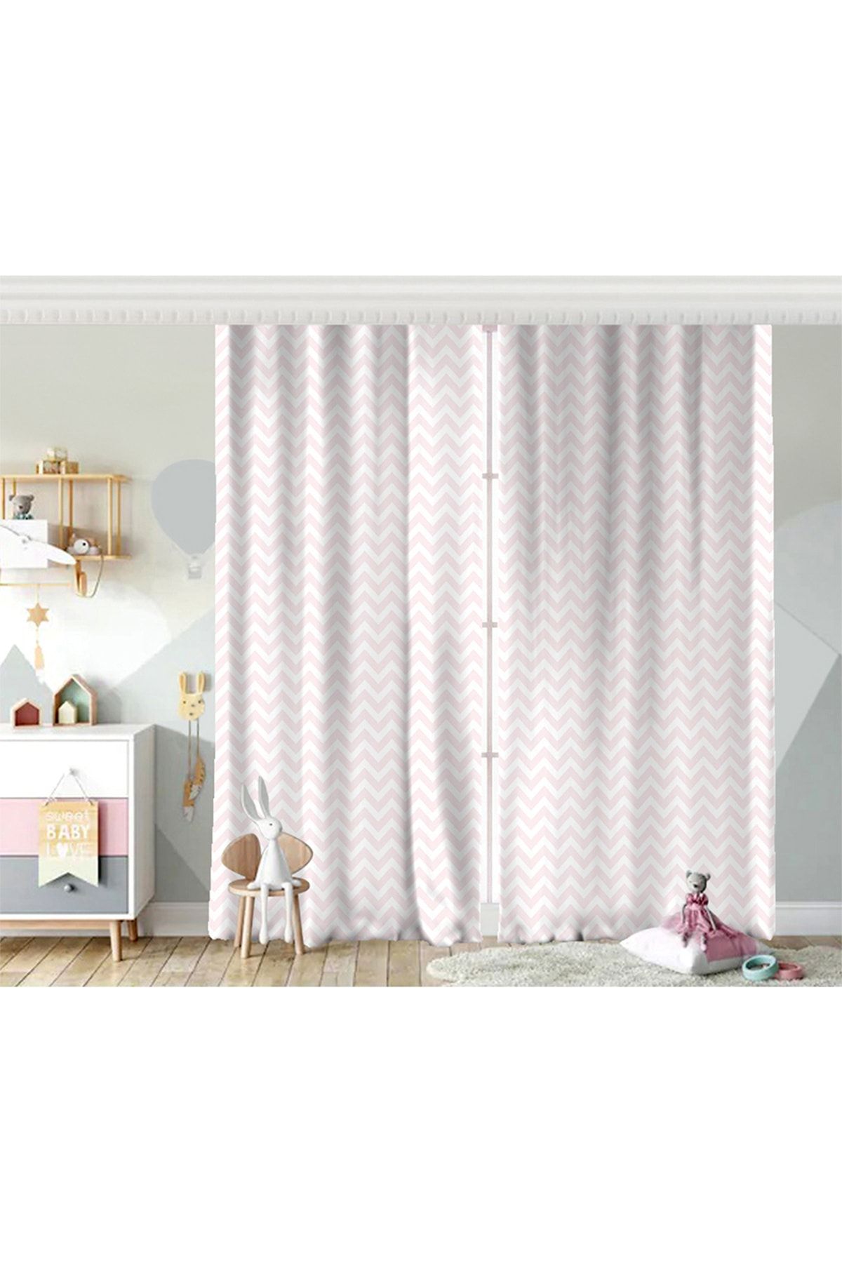 Realhomes Aripă Dublă Home Sweet Home Imprimată Digitală Cortina De Fundal Pentru Cameră Pentru Bebeluși - 280 x 200