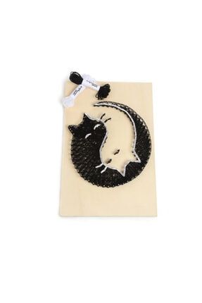 Veve Idea String Art Ip Sanati Kendin Yap Yingyang Kedi Baslangic Seti Trendyol