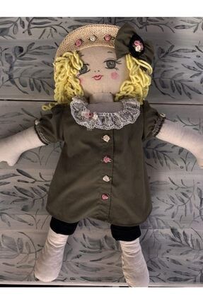 Sarı Saçlı Şapkalı Tasarım Büyük Bebek eskyenartsstbbbk