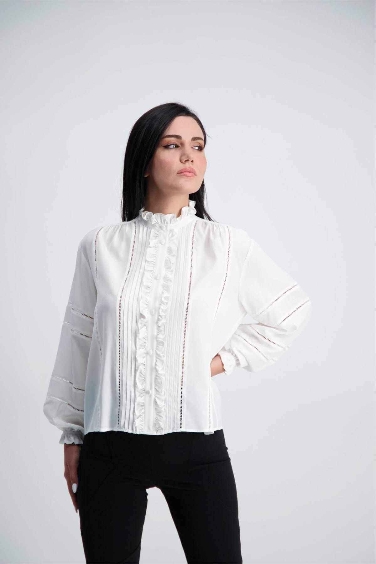 high neck blouse next