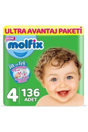 Bebek Bezi Ultra Avantaj Paketi 4 Numara 136 Adet 000113