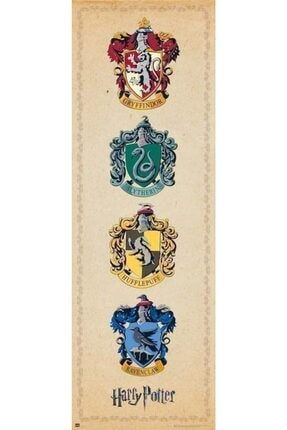Harry Potter House Crets Door Poster PPGE8032
