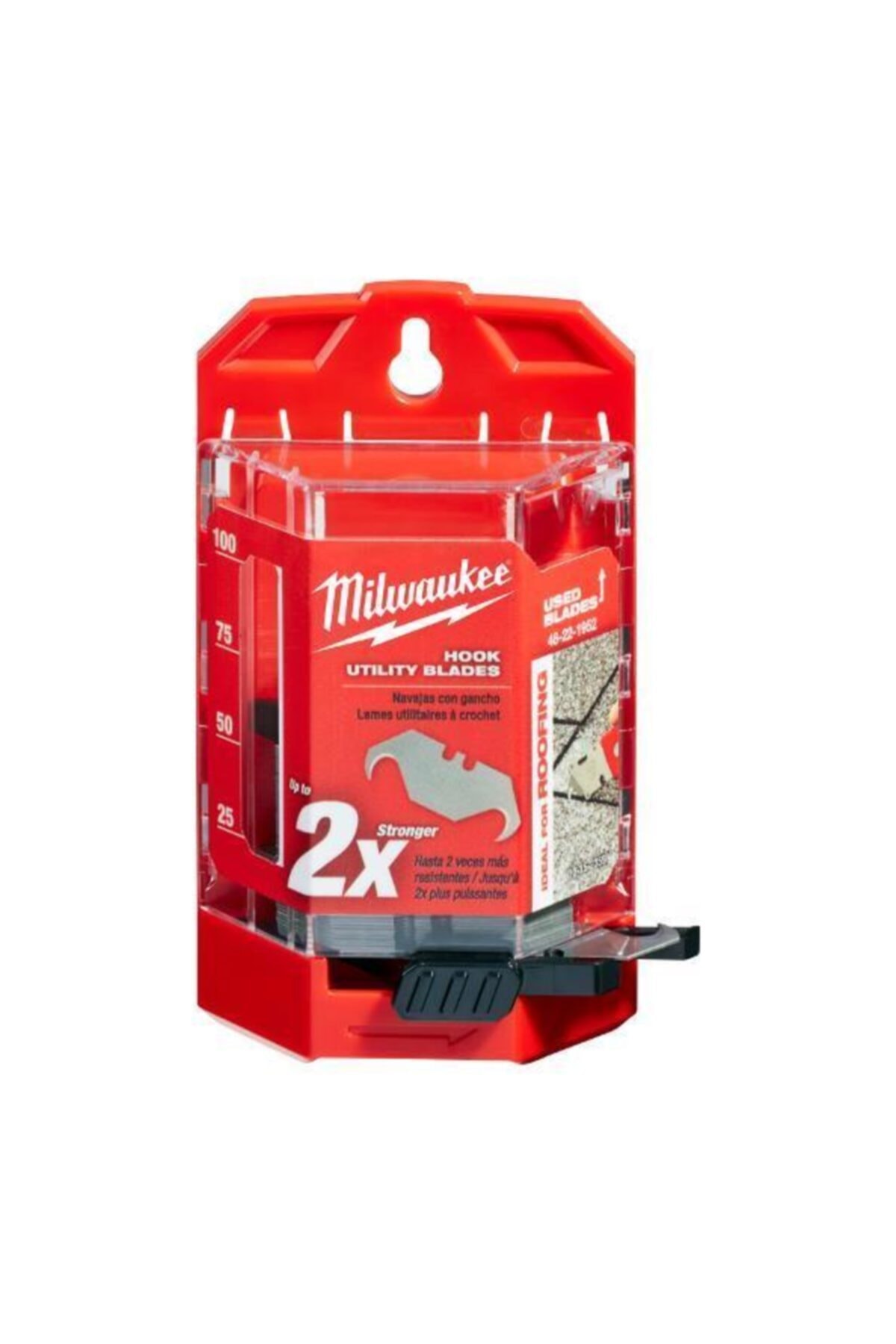 Milwaukee T48221952 Kanca Tipi Ağır Hizmet Tipi Maket Bıçağı Yedeği 50’li