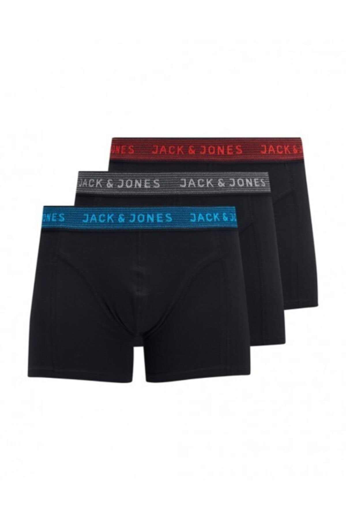 شورت بوکسور مردانه رنگارنگ، بسته ۳ عددی ۱۲۱۲۷۸۱۶ جک اند جونز باکسر Jack & Jones