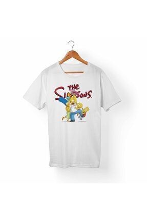 The Simpsons Beyaz Tişört B2449