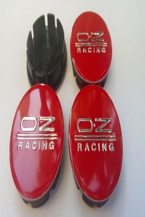 Jant Göbeği Oz Racing 58/55 55mm Yuva 4'lü Set KIRMIZI cit6562