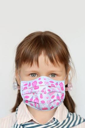 Schutz Dusseldorf Kiz Cocuk Pembe Yikanabilir Antiviral Ve Antibakteriyel Yuz Koruyucu Maske Trendyol