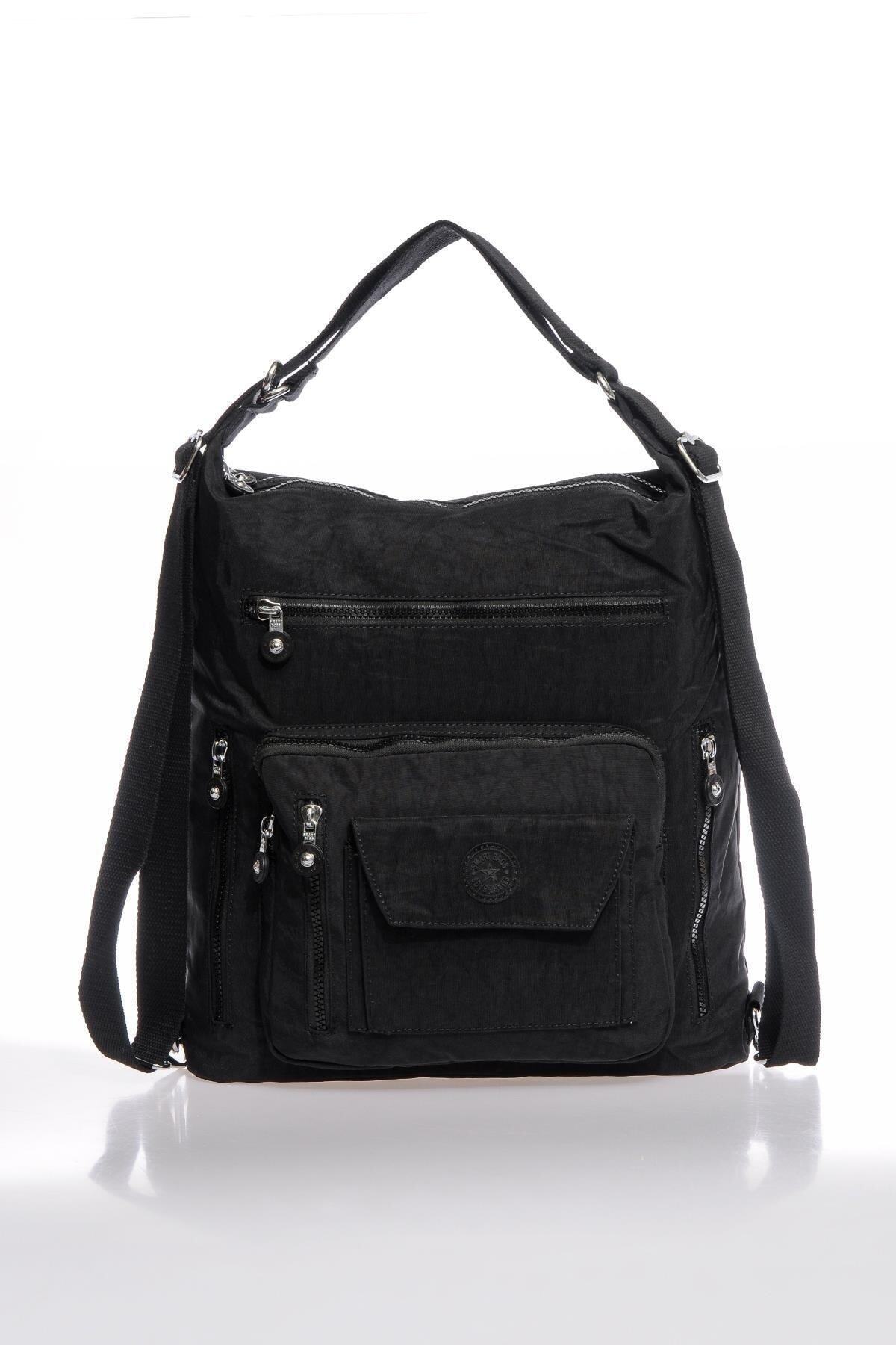 Hem Sırt Hem De Omuz Kadın Çantası Smart Bags 1205 Siyah