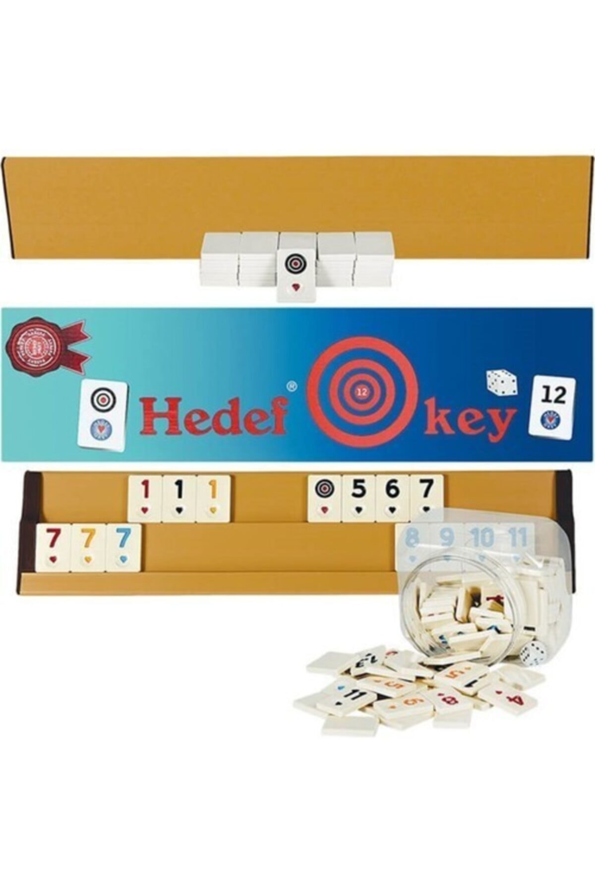 ESER Hedef Plastik Okey Takımı Lüx Büyük Boy