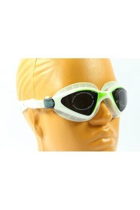 Yetişkin Silikon Havuz Deniz Yüzücü Gözlüğü Lüks Kutulu Beyaz Yeşil YG-GS20-4