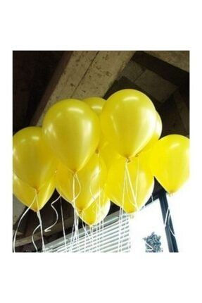 7 Adet Metalik Balon - Sarı metalik7adet117