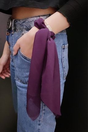 Kadın Lüx Scrunchie Fular Toka BYH-3216