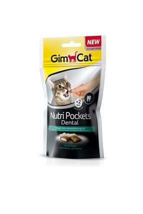 Nutri Pockets 4 Paket Dental Kedi Ödül Tableti (1 Paket 60gr) Arda004 GCNPD4