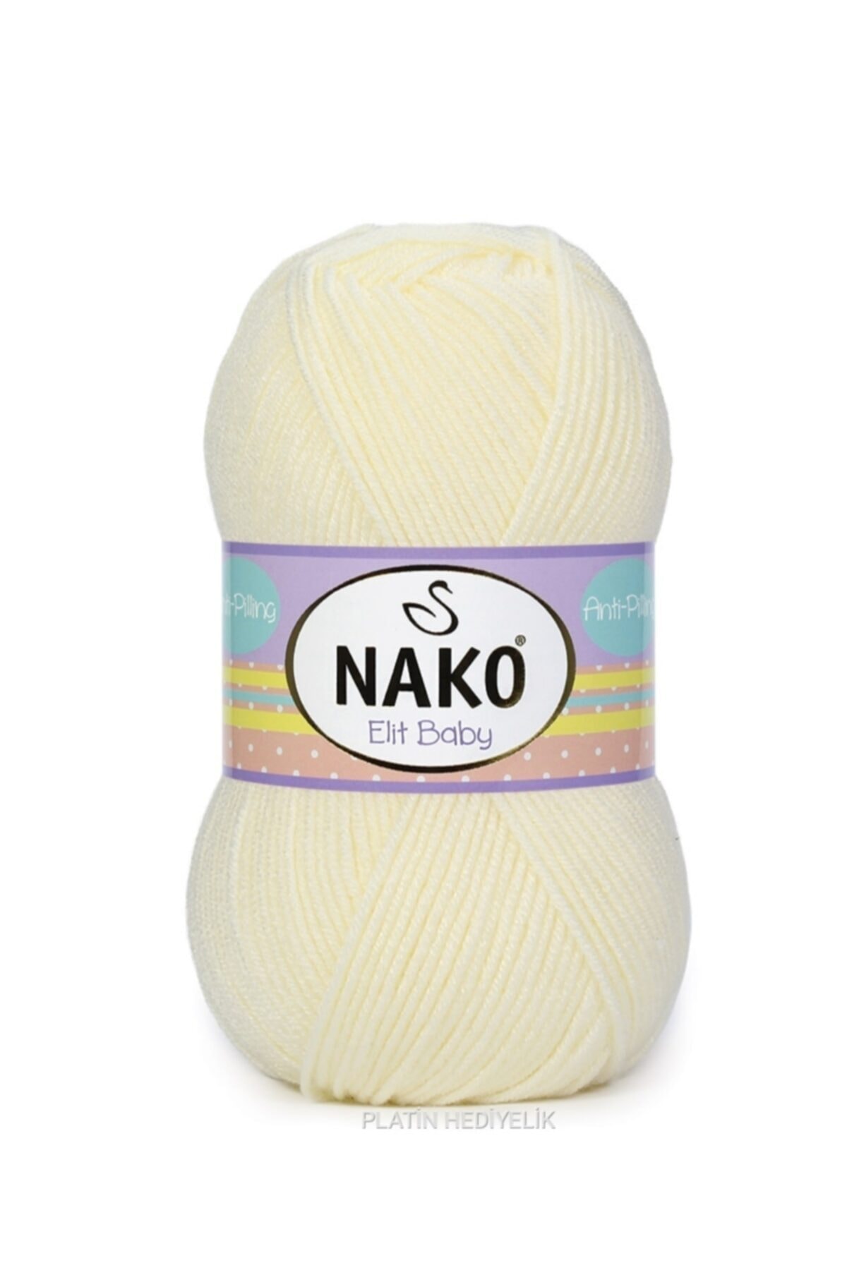( 5 Pieces ) Elite Baby 99064 Ecru Hand Knitting Yarns Vest Cardigan Sweater Yarn Baby Blanket Yarn