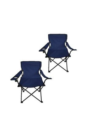 Çantalı Kamp Sandalyesi Balıkçı Plaj Piknik Koltuğu 2 Adet EB-18610-3