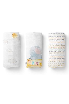 Loco Voyage Müslin Örtü Seti BABYMUSLIN129