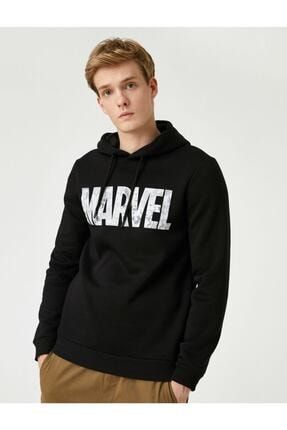 Marvel Kapşonlu Sweatshirt Lisanlı Baskılı 2KAM71133CK