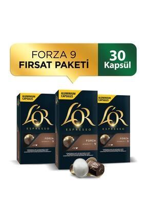 - Forza - Intensity 9 - Nespresso Uyumlu Kapsül Kahve Fırsat Paketi 10 X 3 Paket (30 Adet) 87110003579342