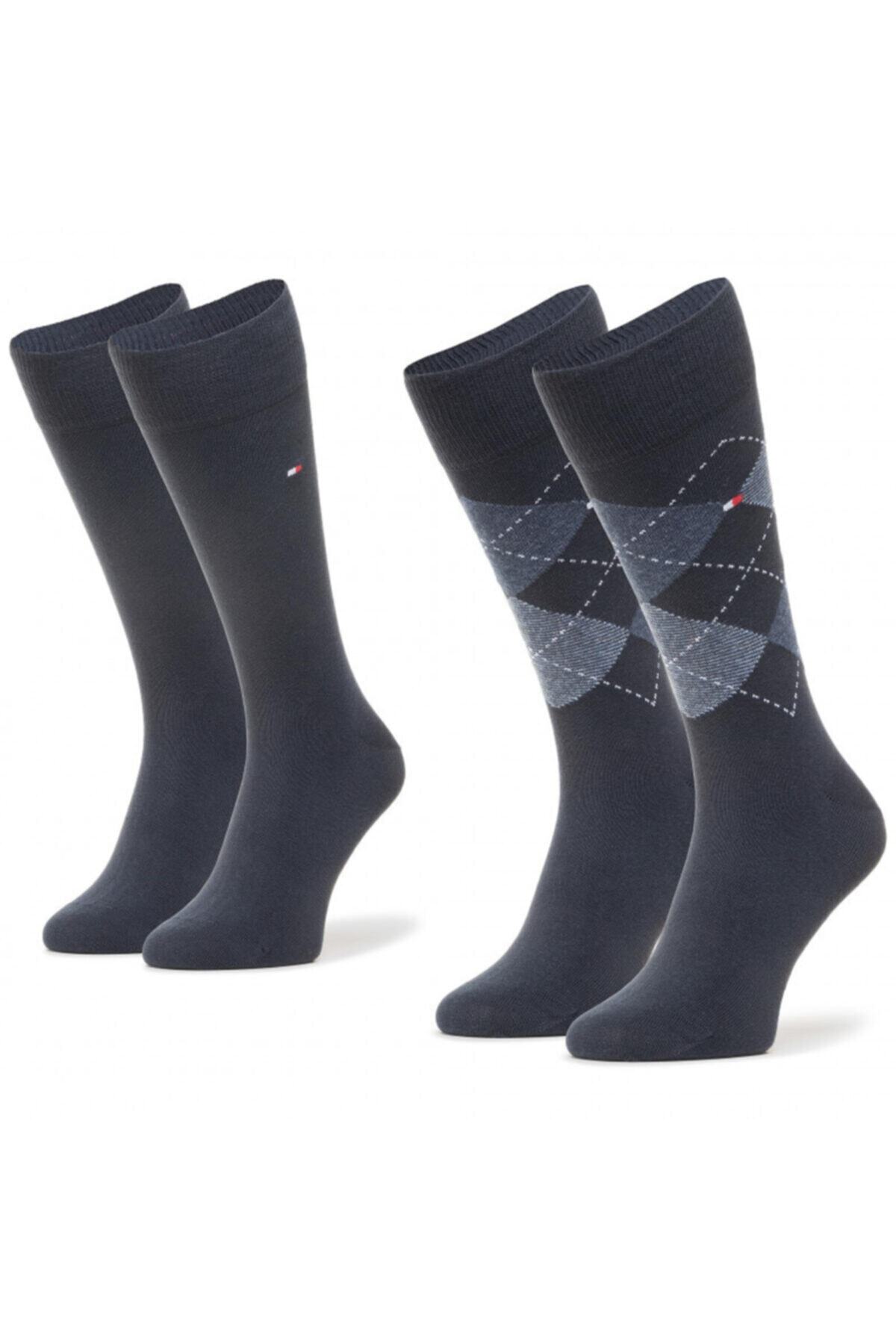 تامی هیلفیگر جوراب مردانه بسته ۲ عددی ۱۰۰۰۰۱۴۹۵-۳۲۲