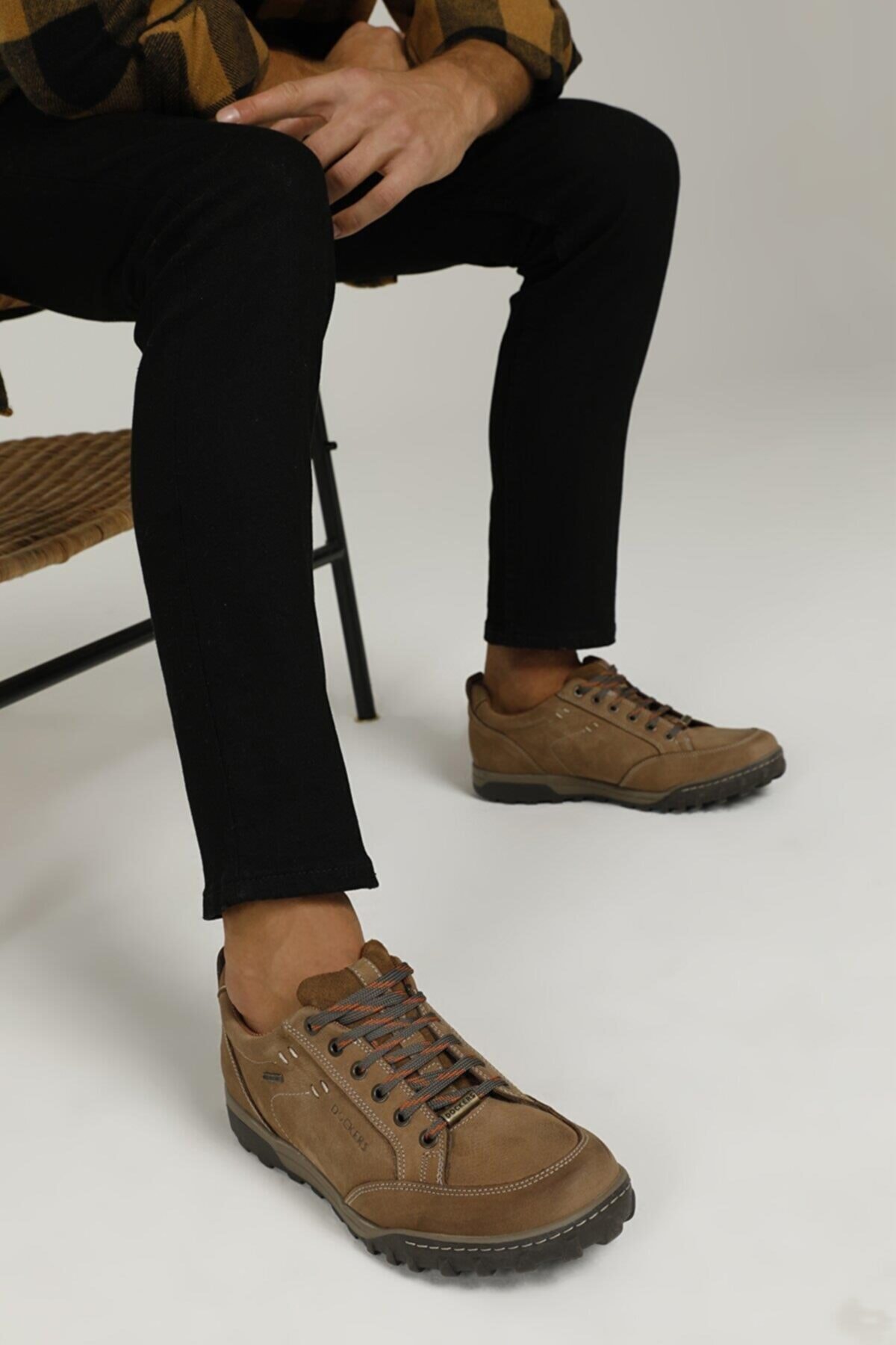 بوت مردانه بژ Dockers | TYC00261775097 اورجینال - تصویر 6