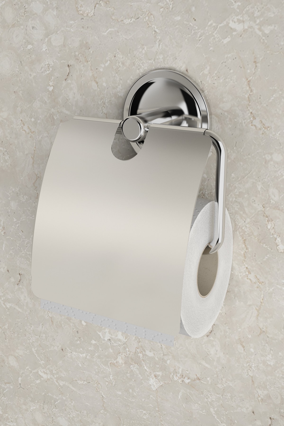 MVP Vısıon Krom Kapaklı Kağıtlık