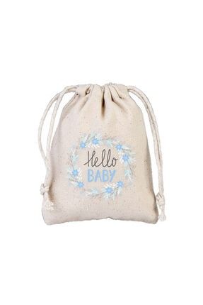 Hello Baby | Ufak Kese - 10 Adet - 15,5x20cm - Baby Shower, Yeni Doğan, Doğum Günü 00482